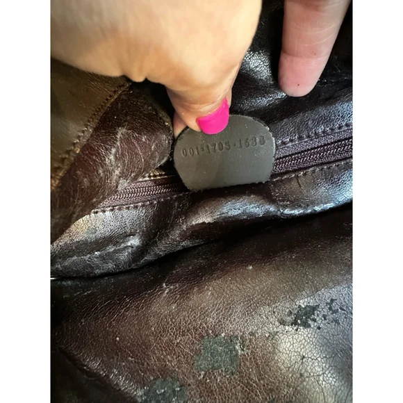 Gucci Brown Suede Bamboo Handle Bag w/ Shoulder Strap - Picture 16 of 16